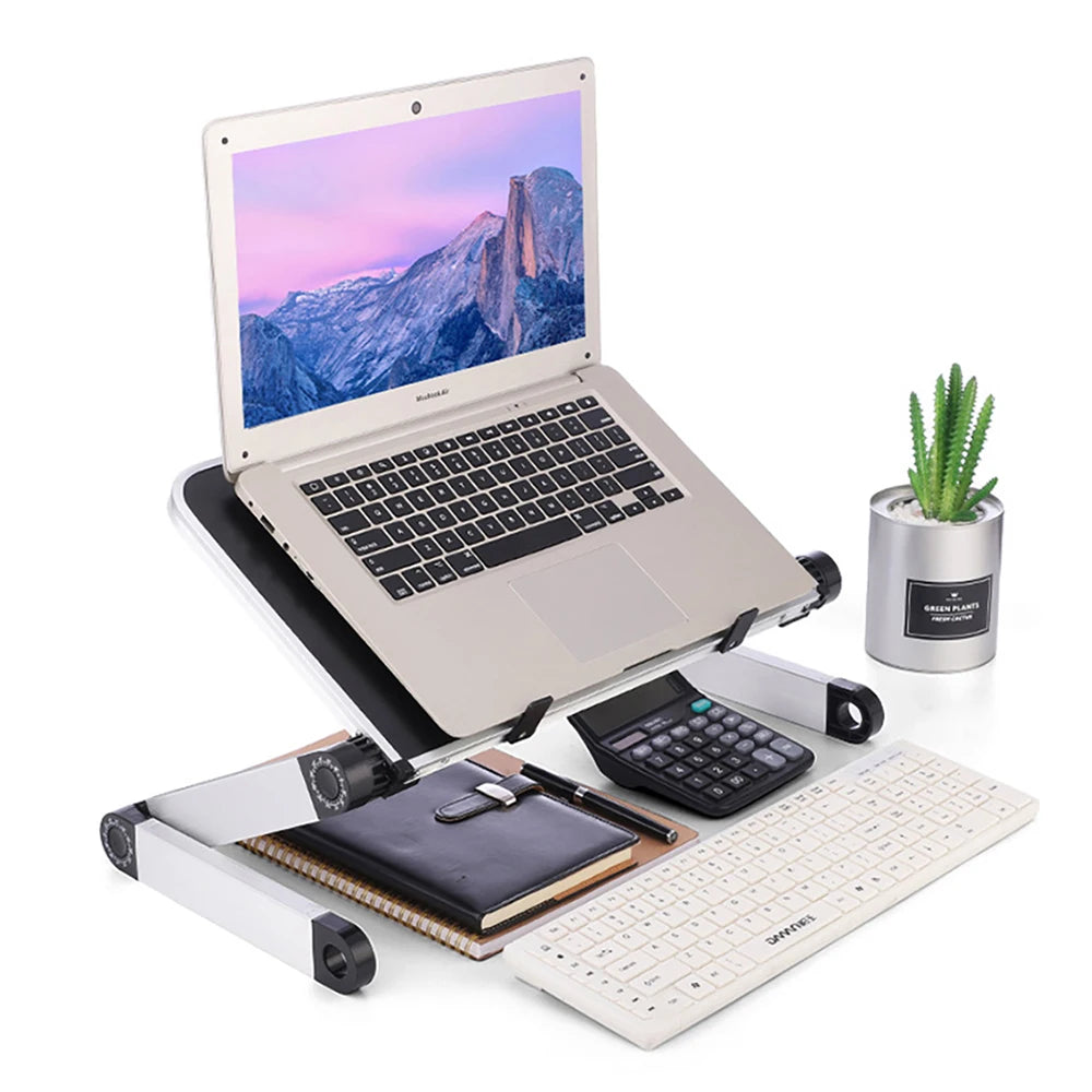 Computer stand, foldable and portable