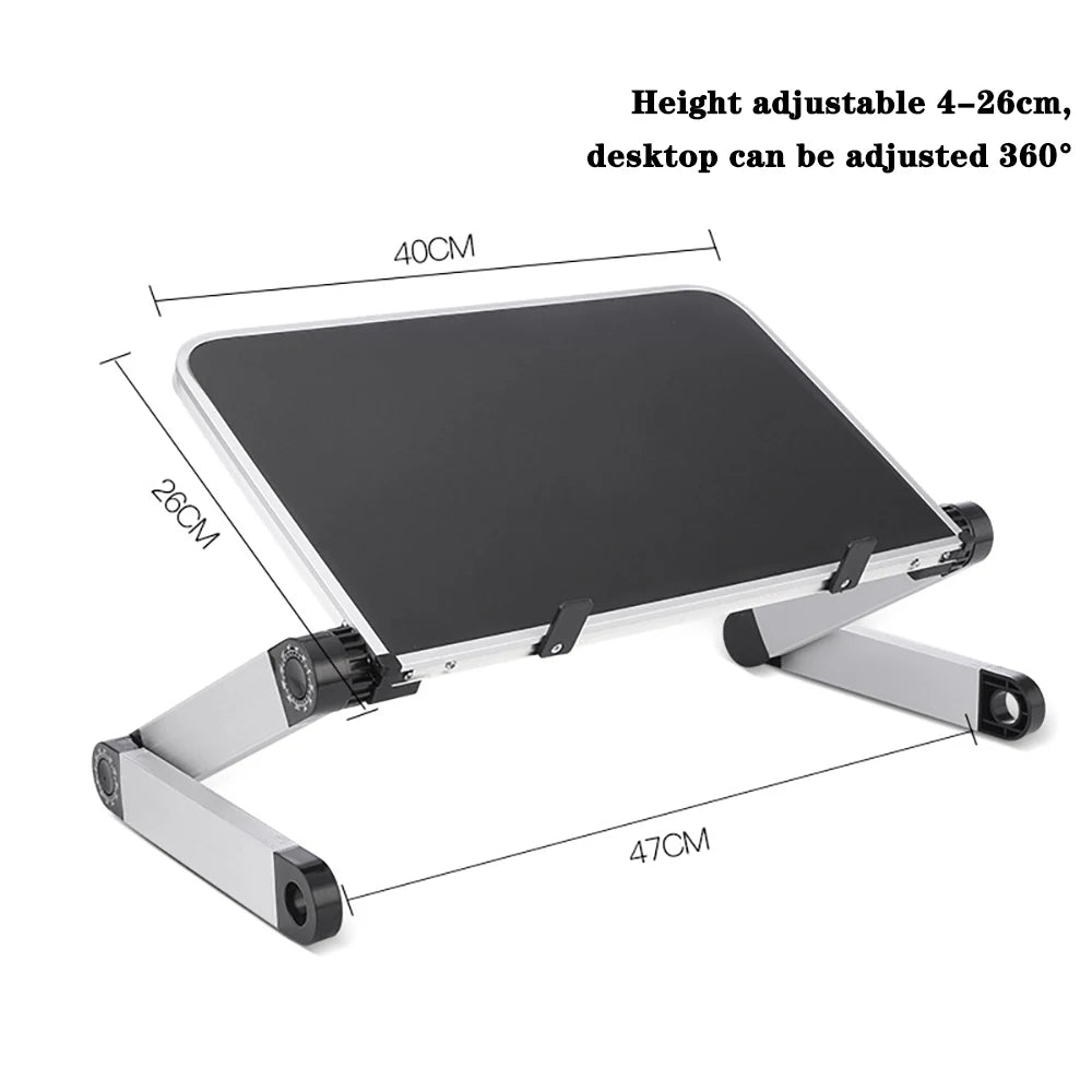 Computer stand, foldable and portable