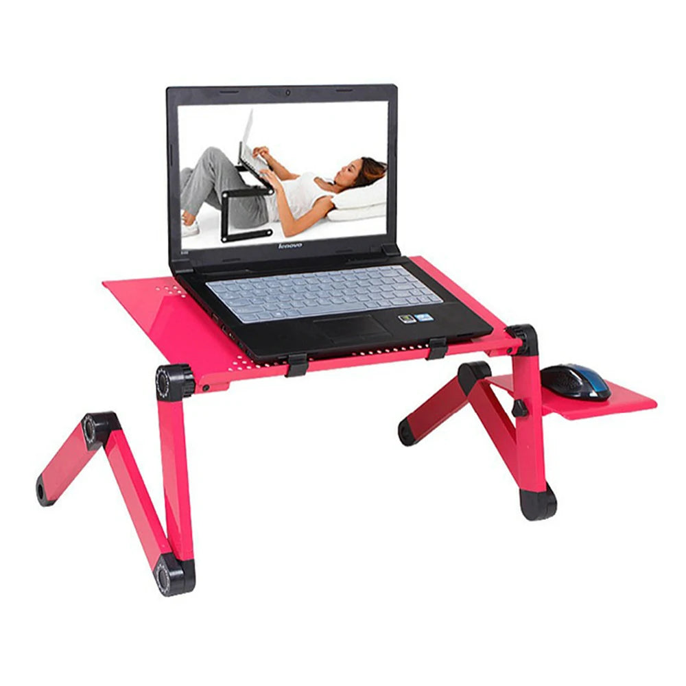 Computer stand, foldable and portable