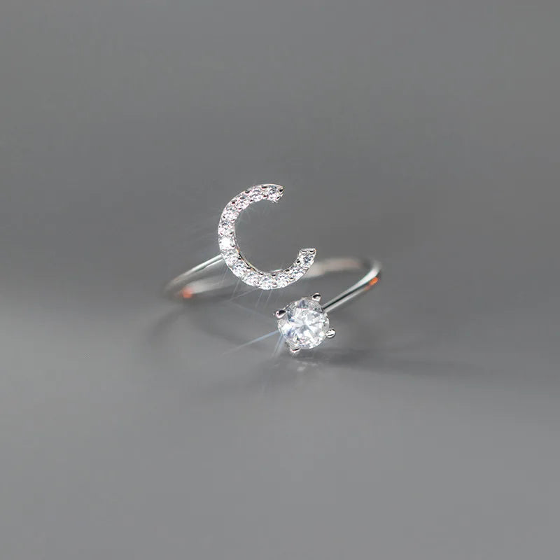 Soft ring for women, letter ring