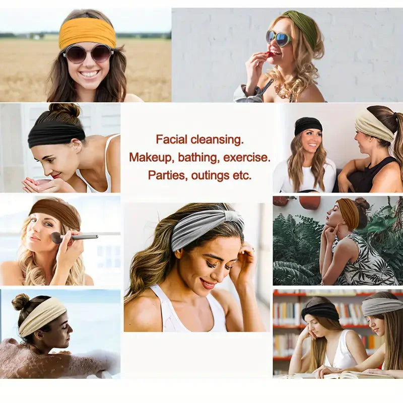10pcs Soft Headbands for Women