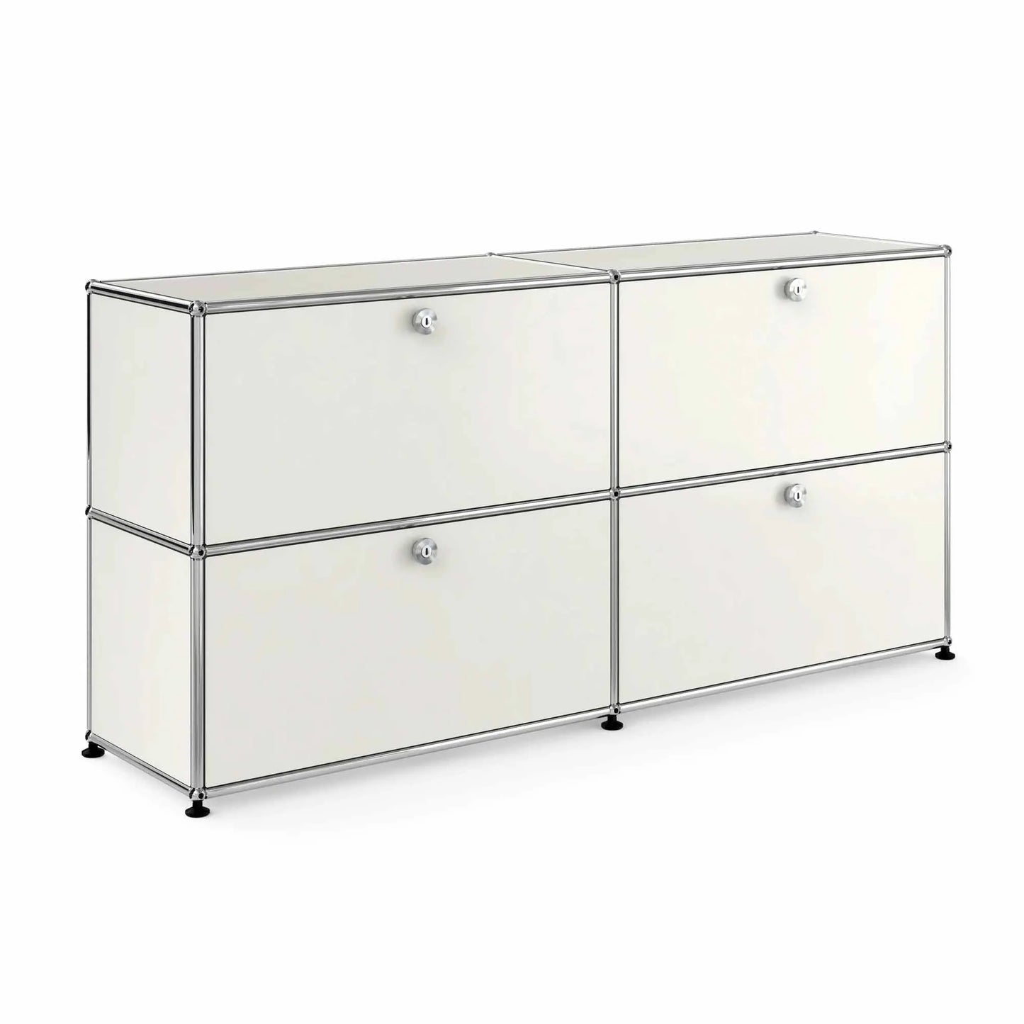 Living room side cabinet, stainless steel metal panel