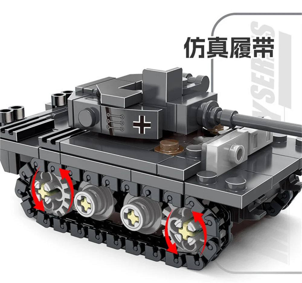 Military tank of the War 2