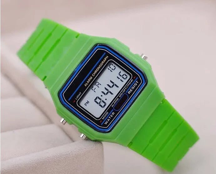 LED digital watch for men