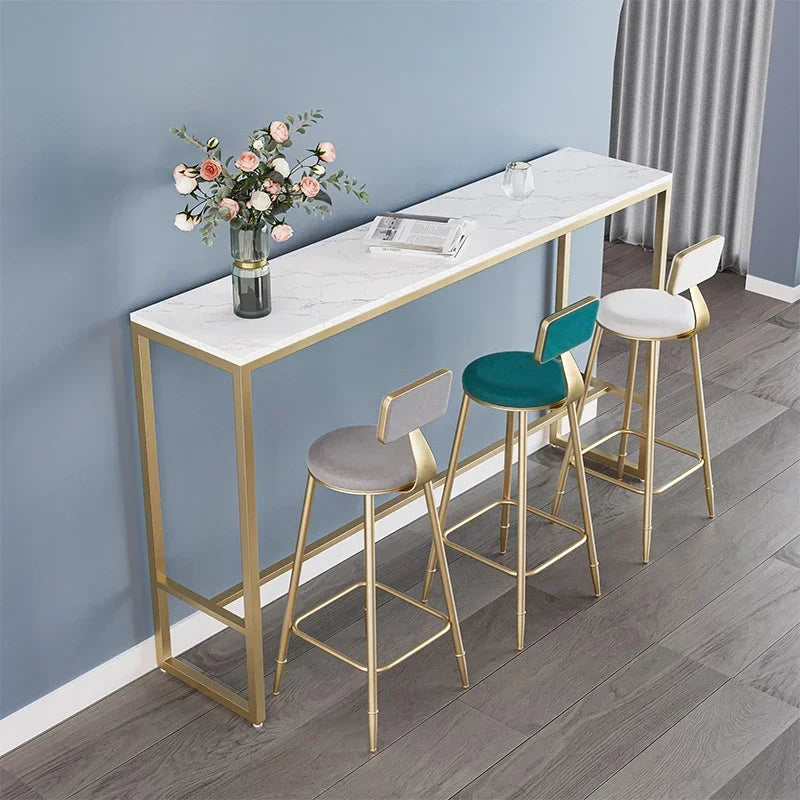 Luxurious bar stool, made of steel