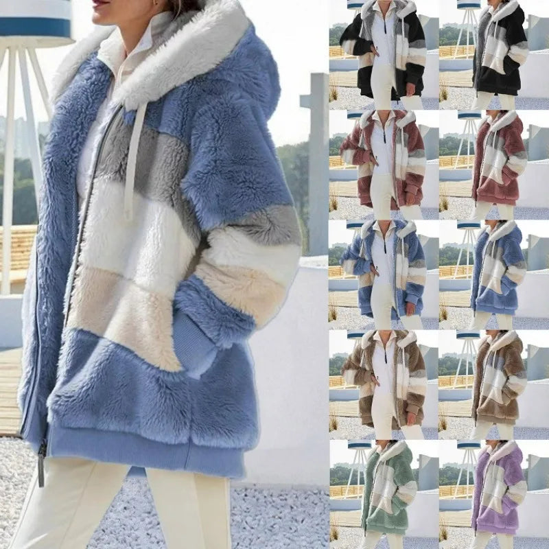 Women's Oversized Jacket Ladies Loose Outerwear Coat