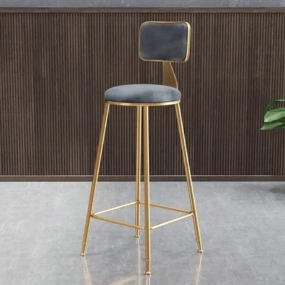 Luxurious bar stool, made of steel