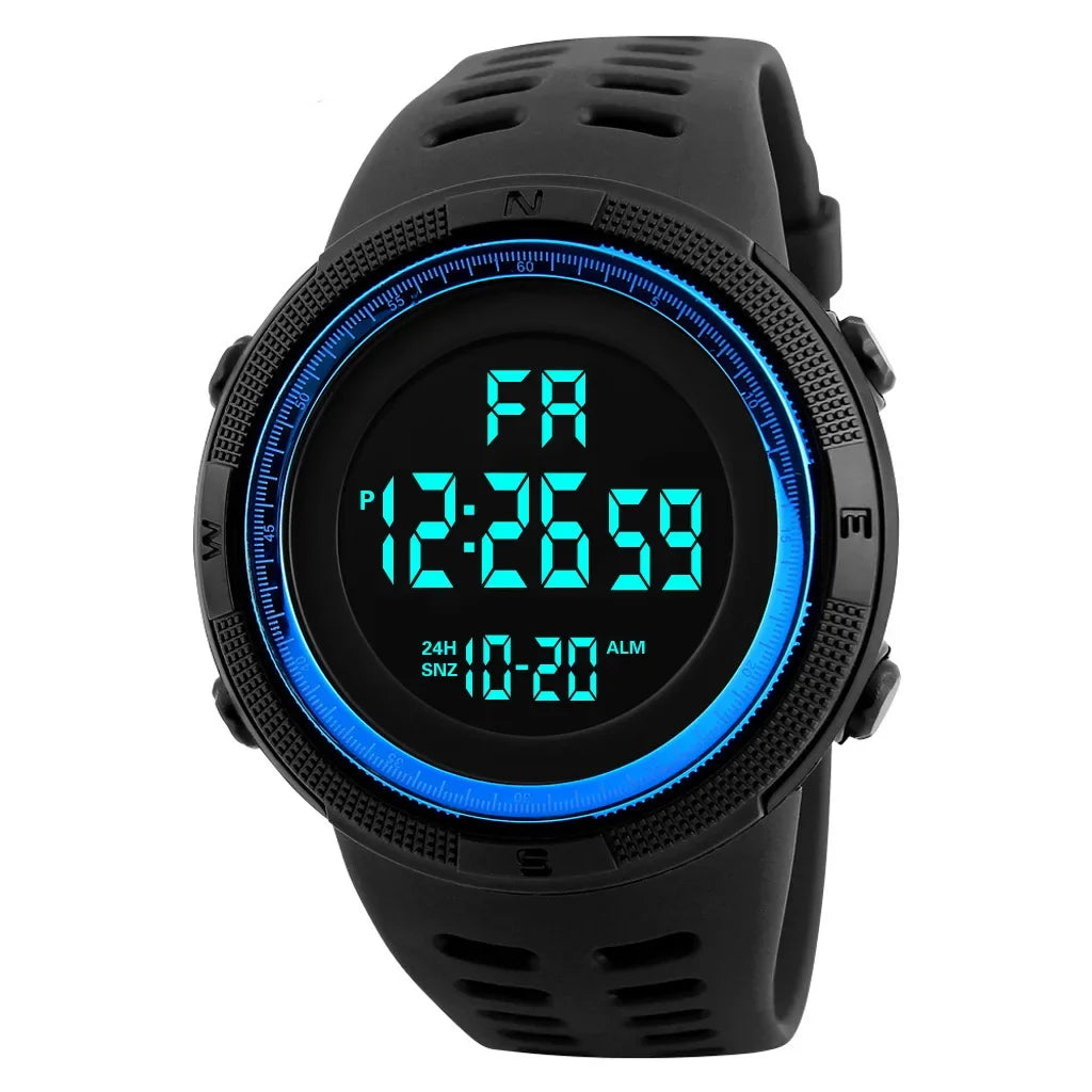 Men's Digital Watch, Water Resistant