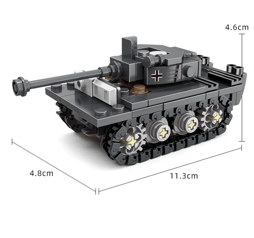 Military tank of the War 2