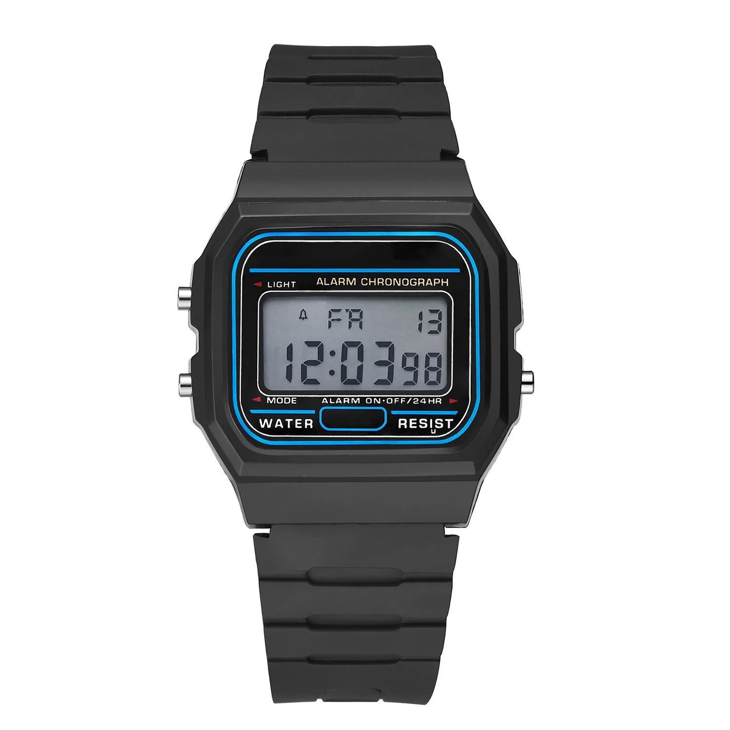 LED digital watch for men