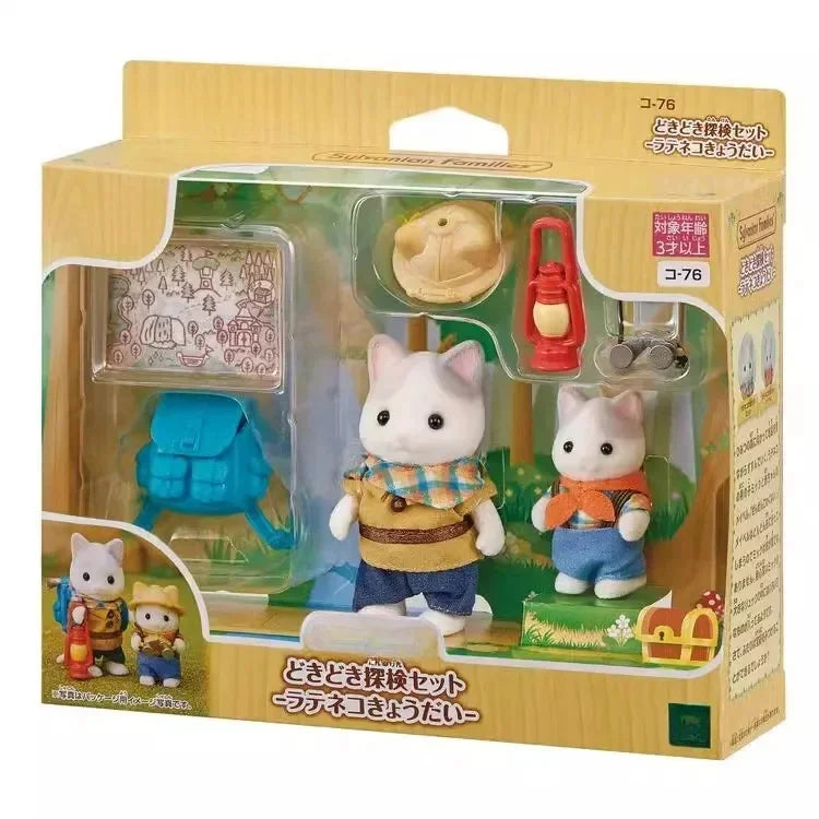 Simulation Forest Reindeer Family Doll Kawaii Cute Doll Forest Exploration Kids Model Toys Room Ornament Birthday Gift For Girls