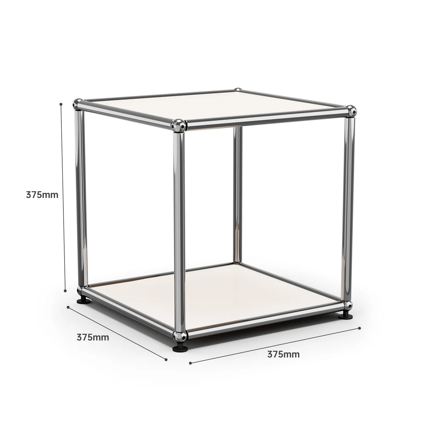 Living room side cabinet, stainless steel metal panel