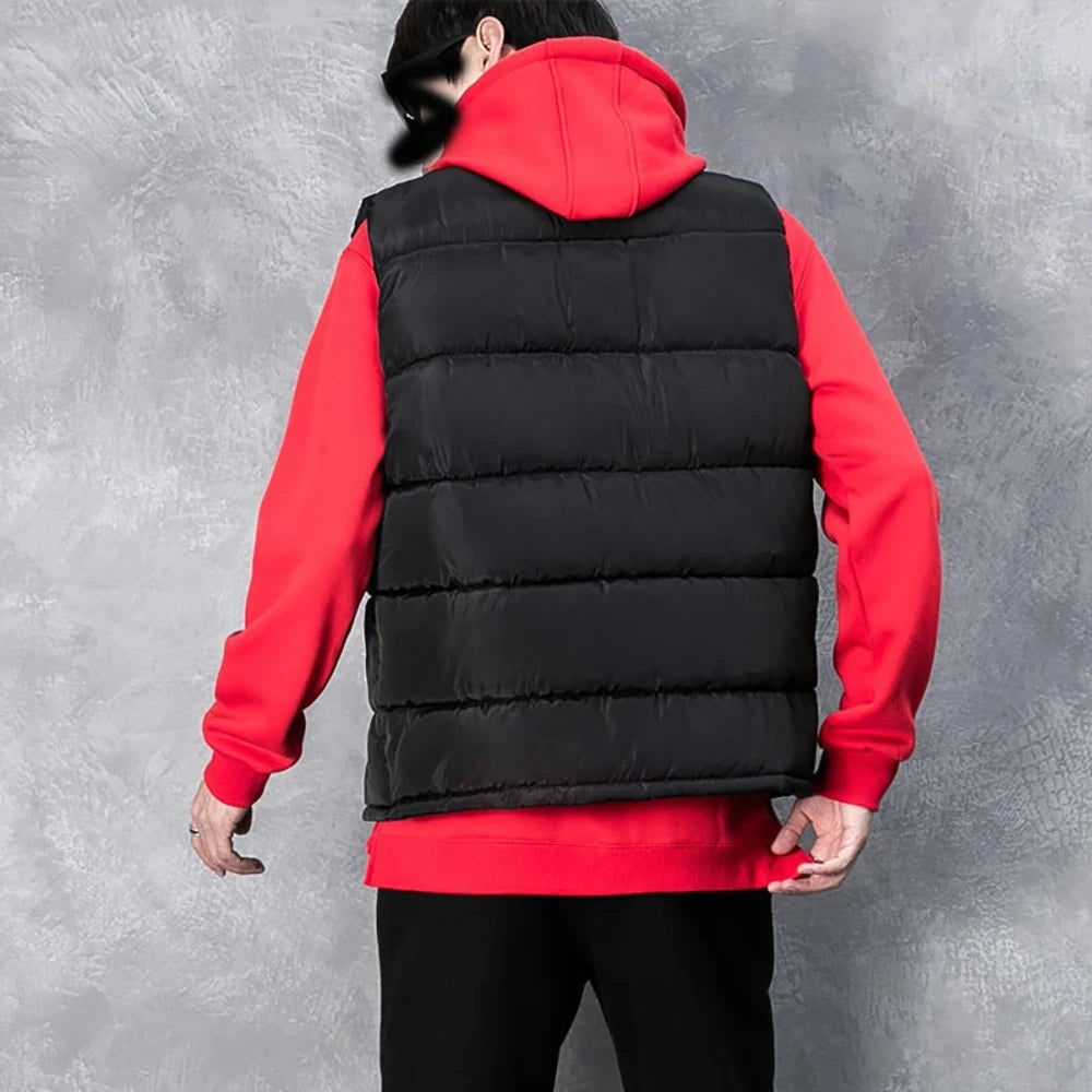 Men's Casual Warm Waterproof Sleeveless Jacket