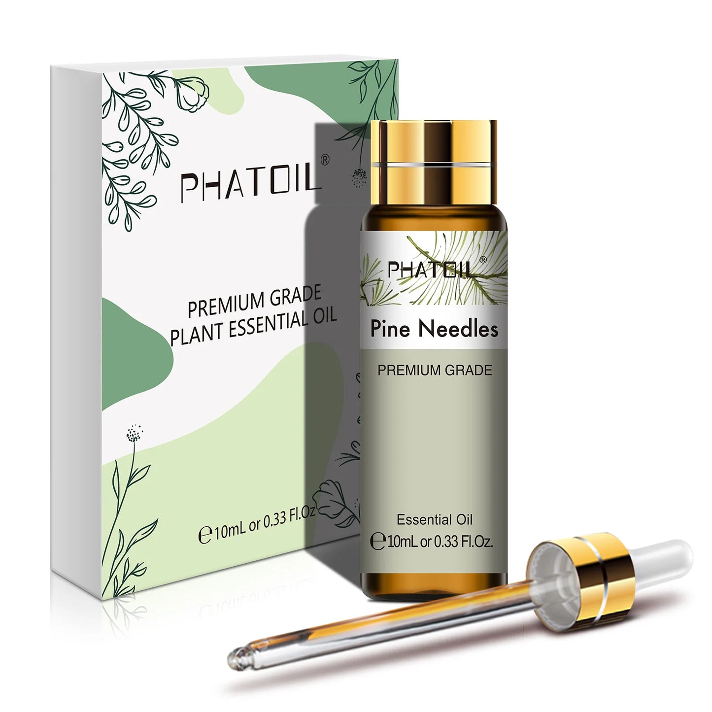 PHATOIL 10ml Sandalwood Lemon Essential Oil Pure Natural Frankincense Thyme Tea tree Rosemary Geranium Oils for Diffuser DIY