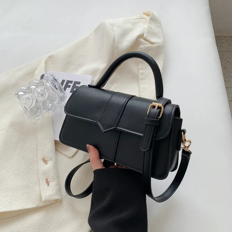 Women's PU Leather Shoulder Bag - Elegant Crossbody Bag