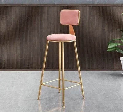 Luxurious bar stool, made of steel