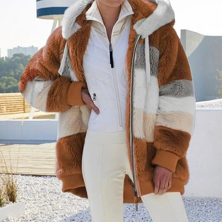 Women's Oversized Jacket Ladies Loose Outerwear Coat