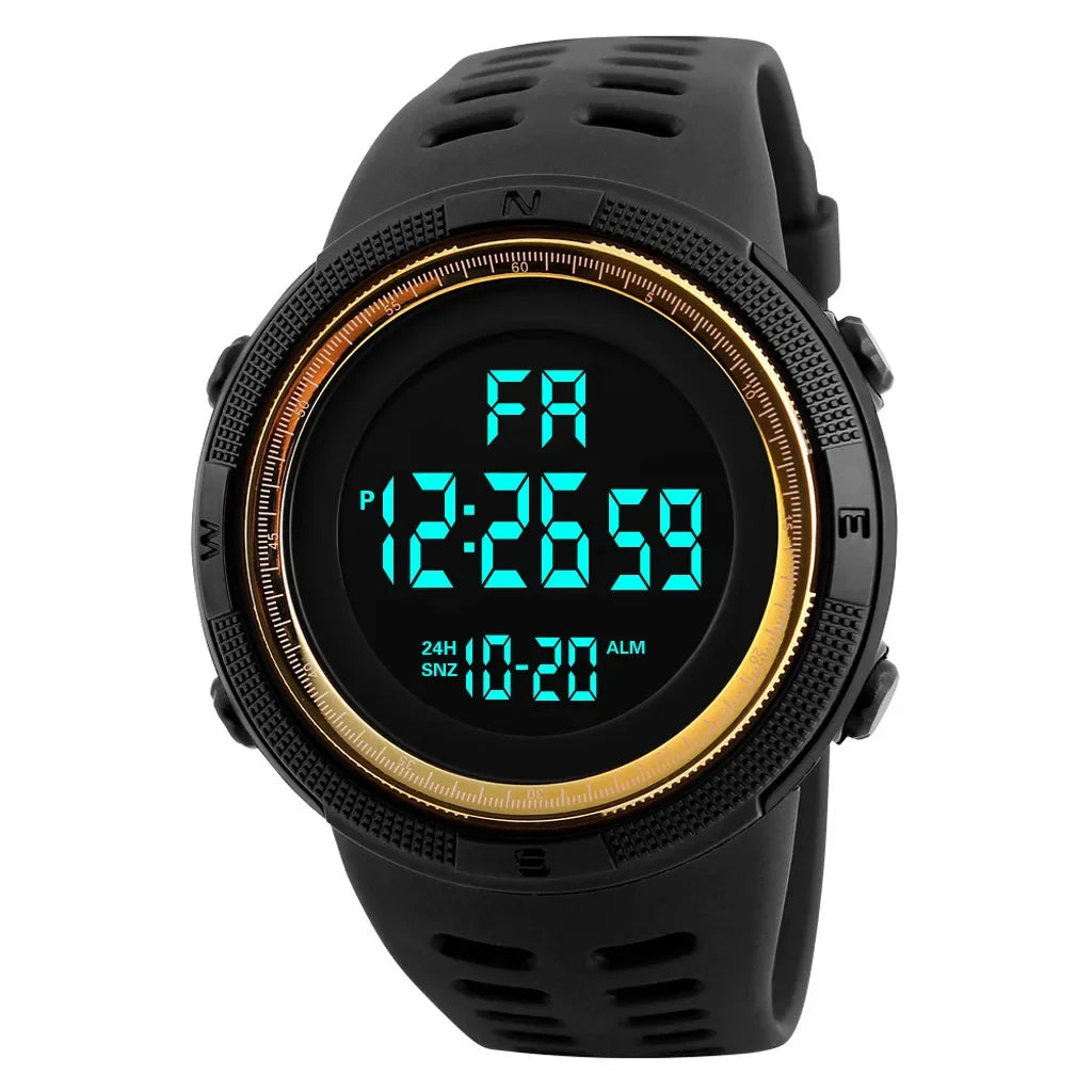 Men's Digital Watch, Water Resistant