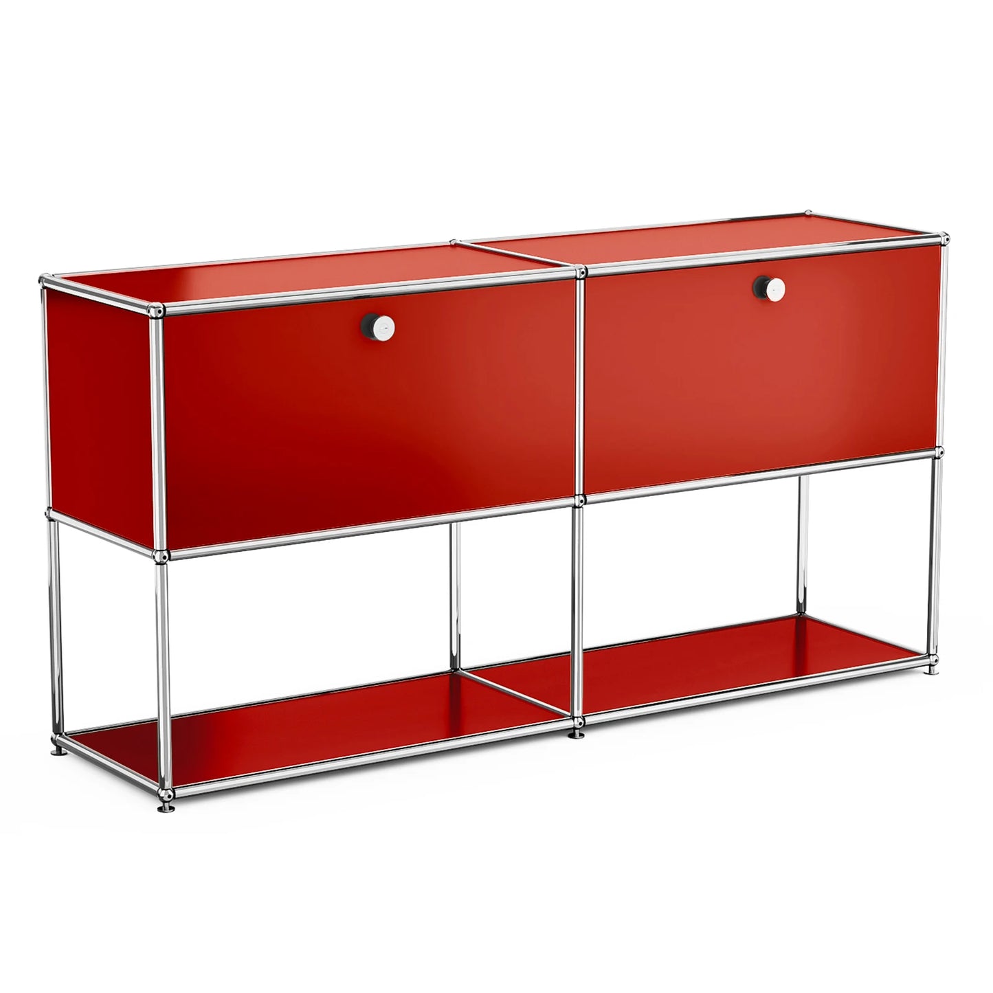 Living room side cabinet, stainless steel metal panel