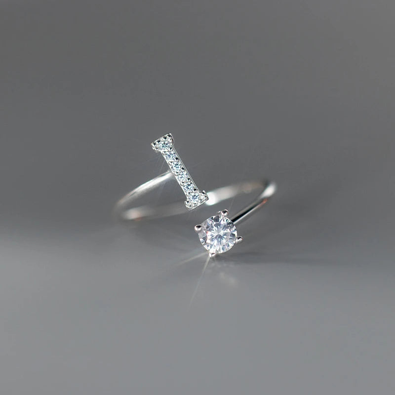Soft ring for women, letter ring