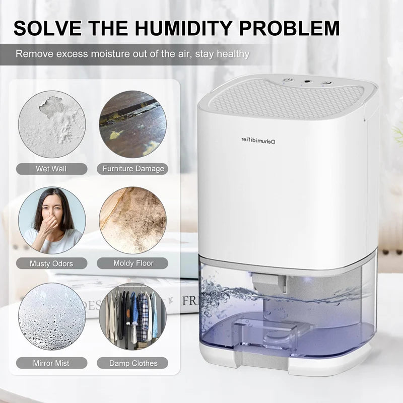 Portable air dehumidifier