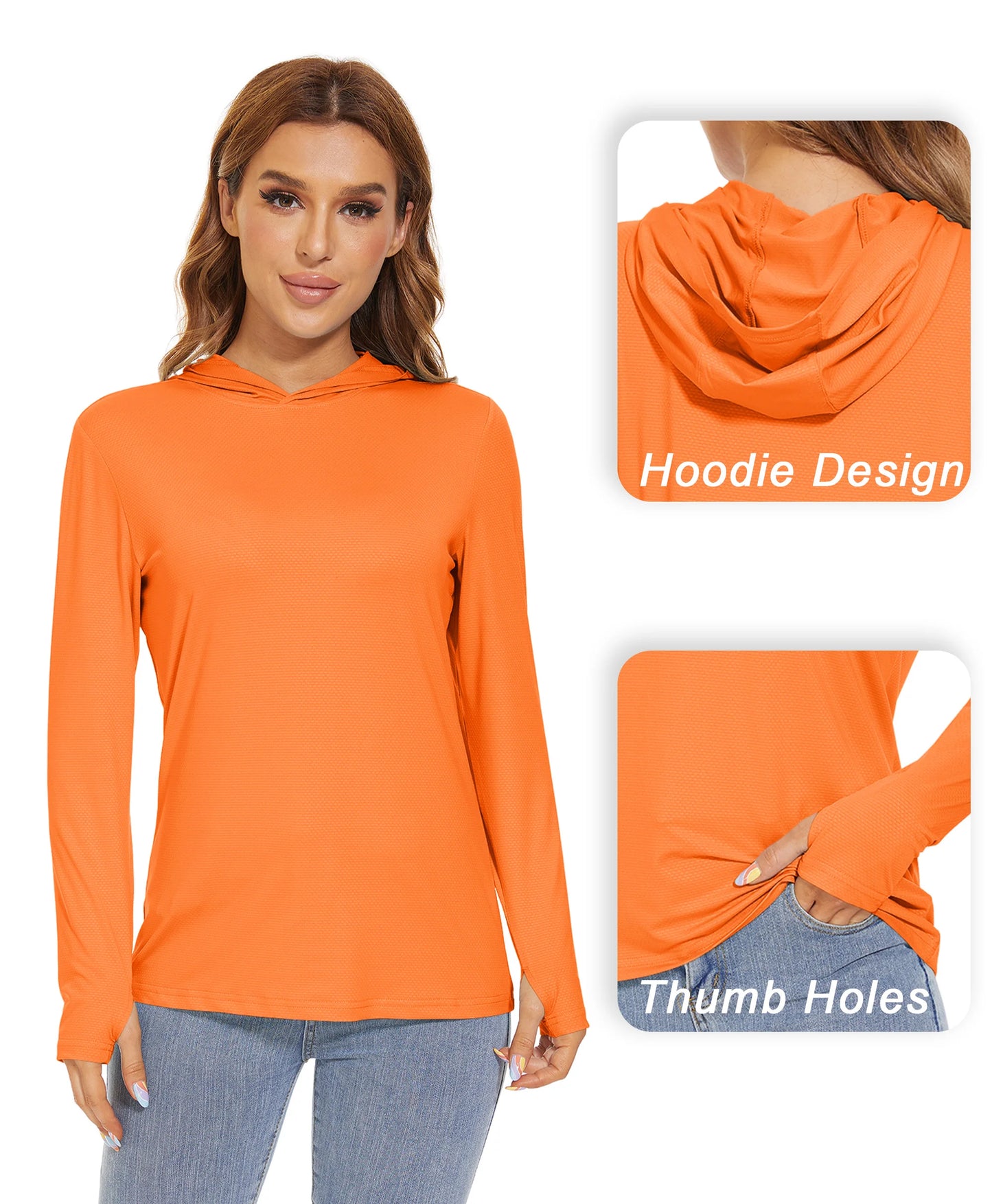 Long Sleeve Sports T-Shirt with Hood