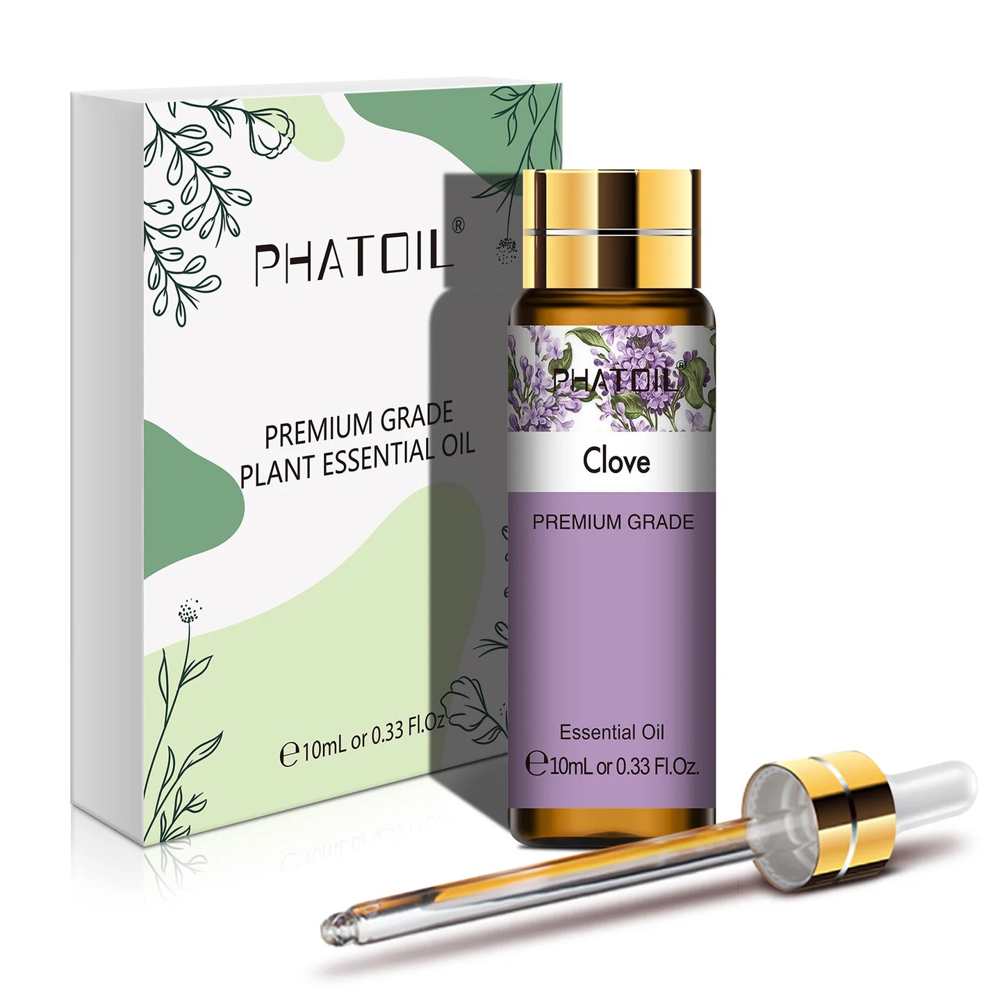 PHATOIL 10ml Sandalwood Lemon Essential Oil Pure Natural Frankincense Thyme Tea tree Rosemary Geranium Oils for Diffuser DIY