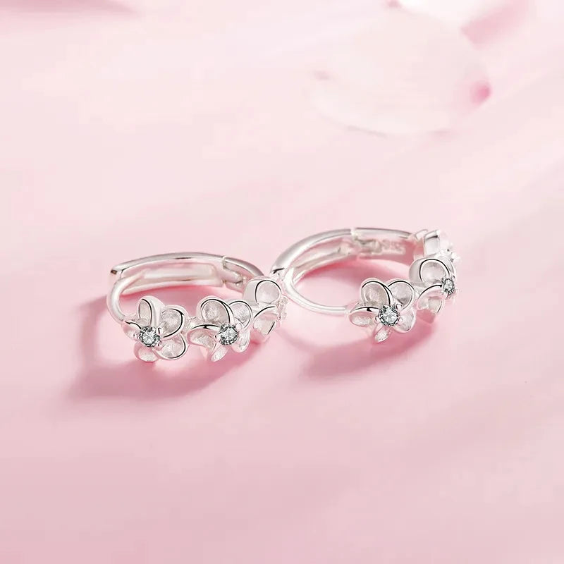 Silver earrings for women