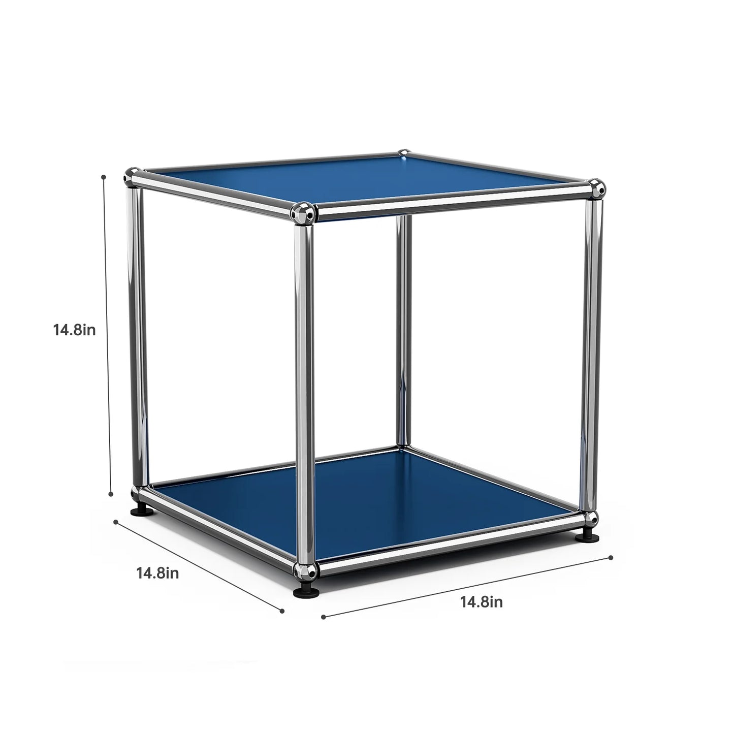 Living room side cabinet, stainless steel metal panel