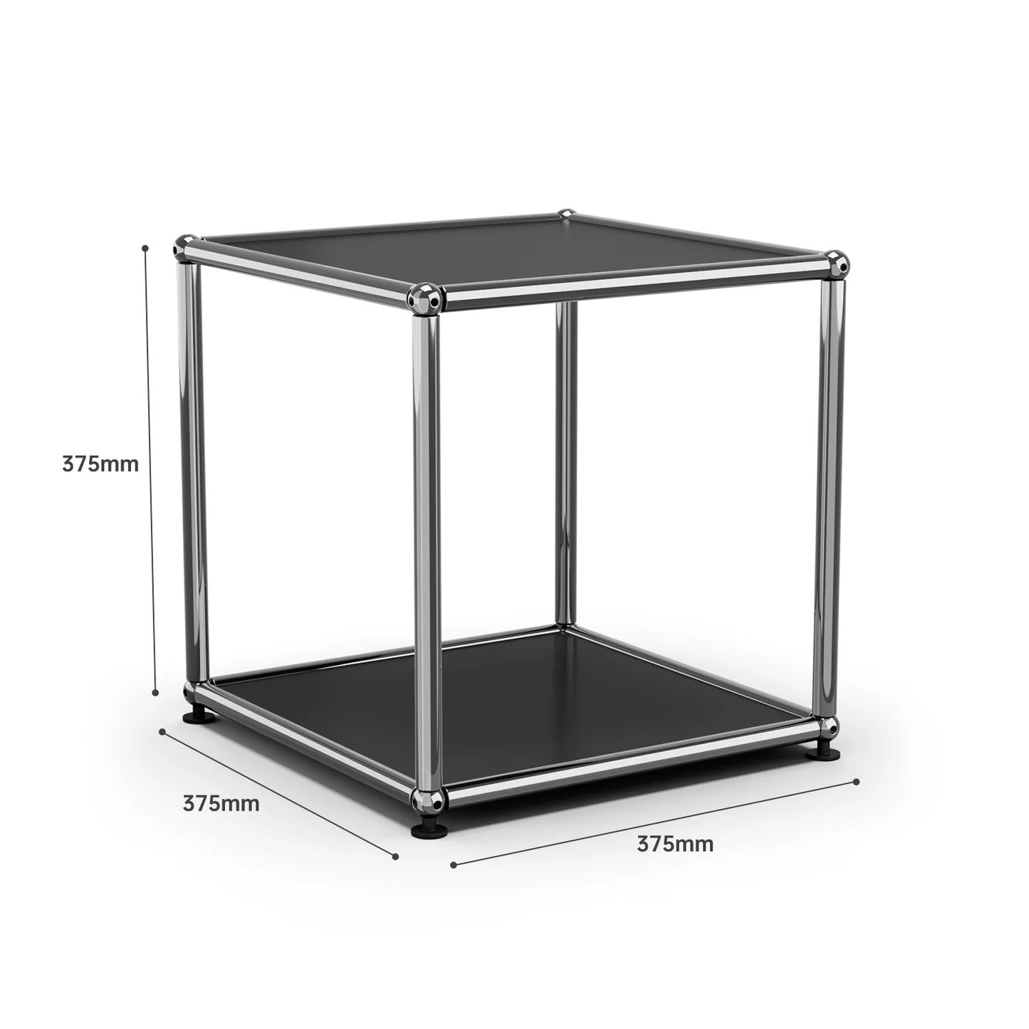 Living room side cabinet, stainless steel metal panel