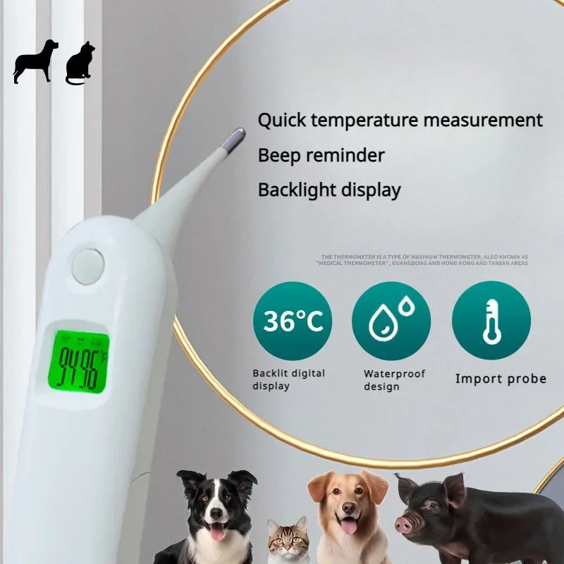 Electronic Veterinary Thermometer for Pets