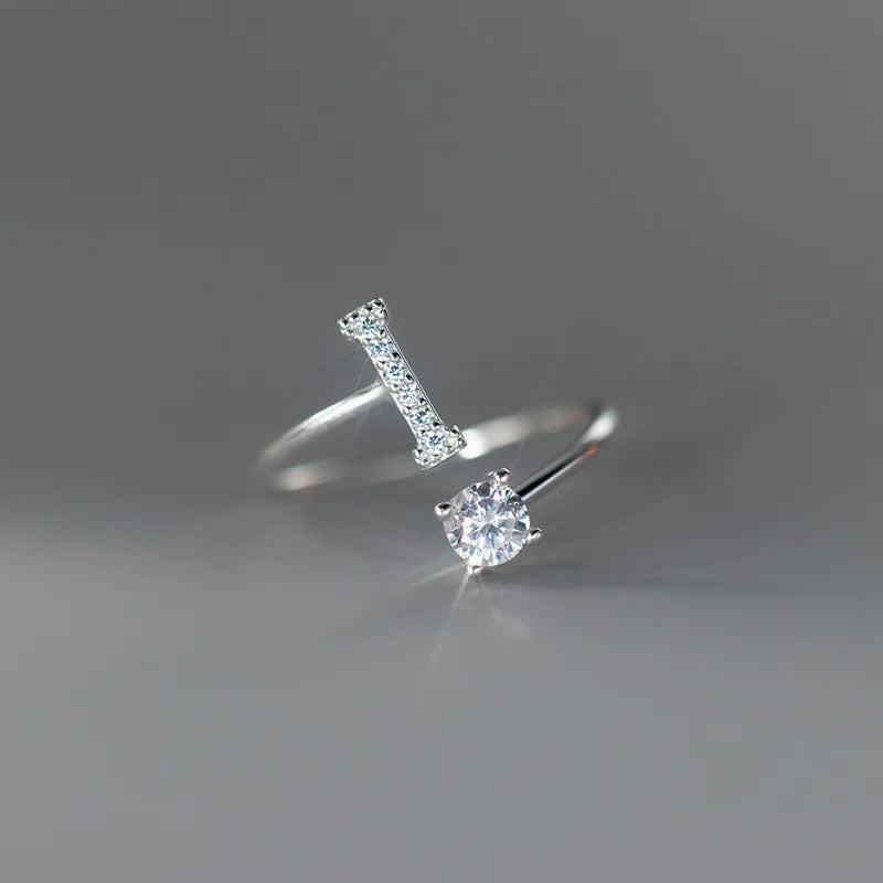 Soft ring for women, letter ring