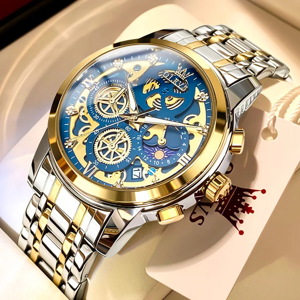 Luxury Fashion Men's Watch, Water Resistant