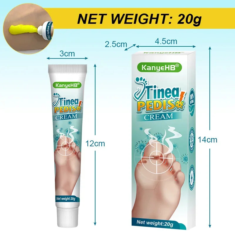 Foot Deodorant Cream Foot Odor Bacteriostasis Antipruritic Athlete's Foot Ointment Skin Topical Cream Personal Health Care