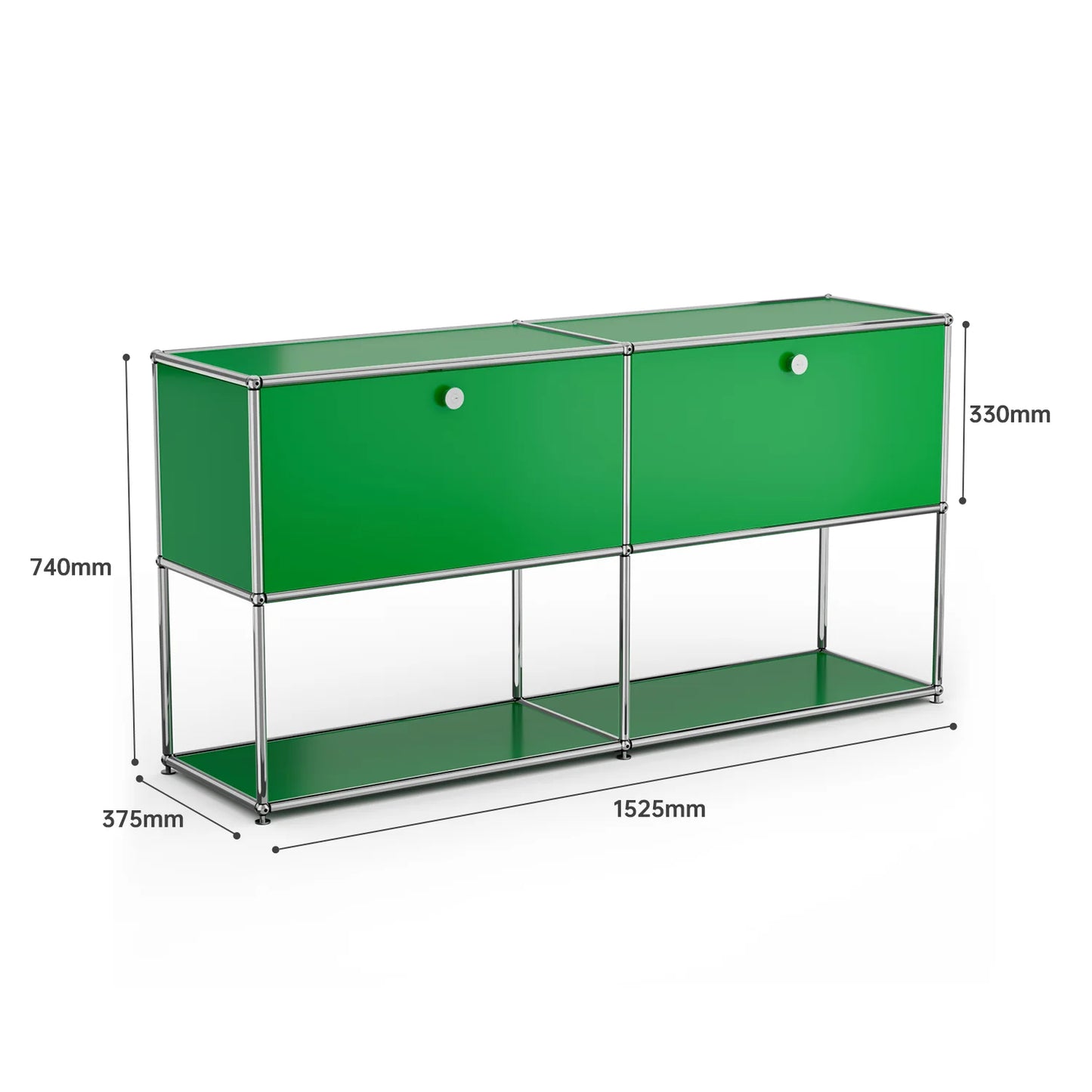 Living room side cabinet, stainless steel metal panel