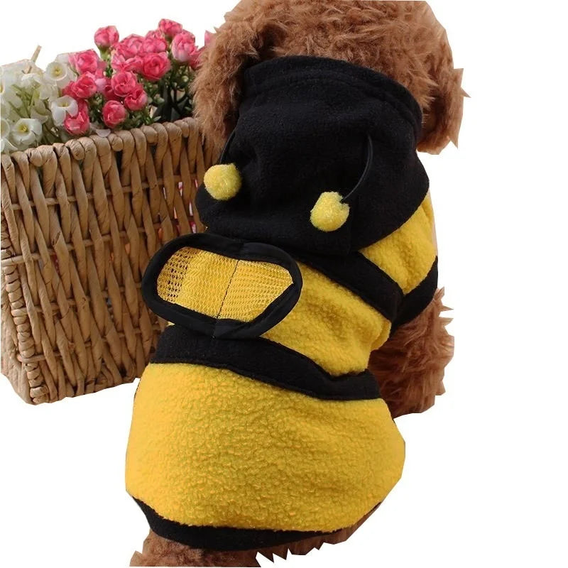Cute bee costume, for dogs and cats