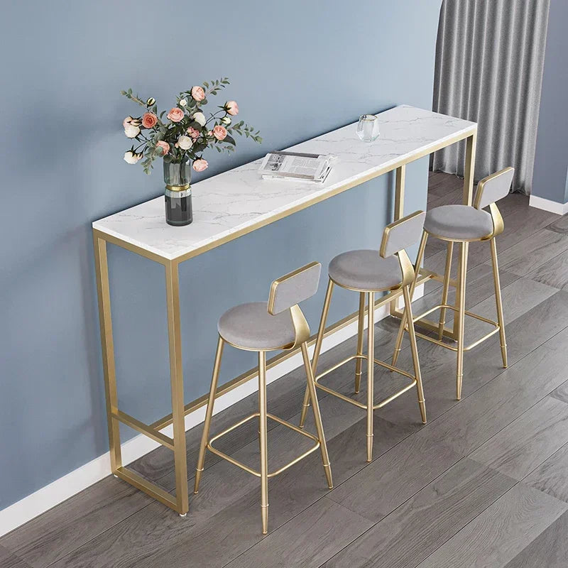 Luxurious bar stool, made of steel
