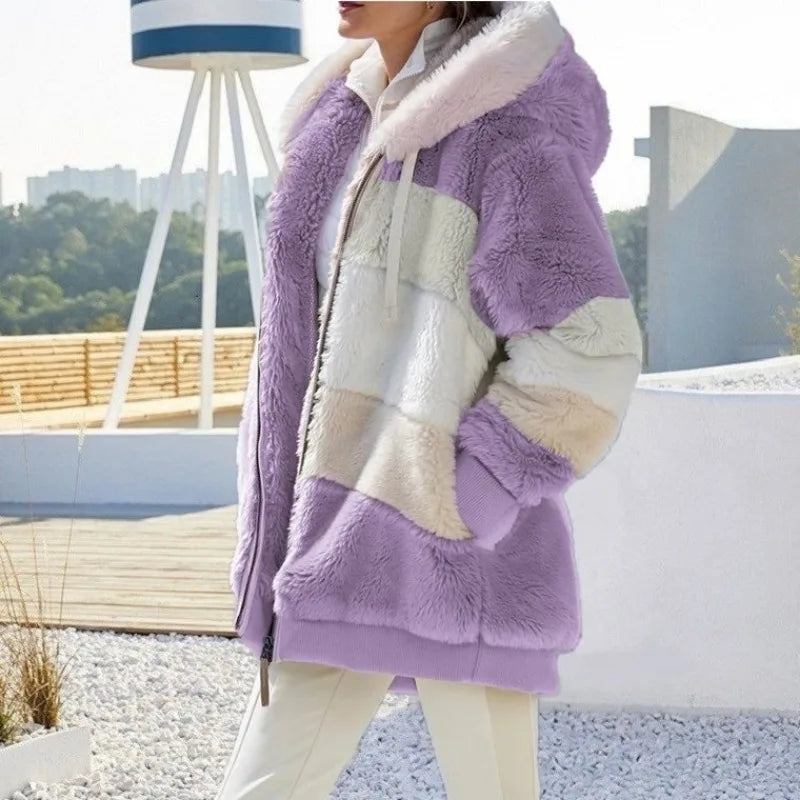 Women's Oversized Jacket Ladies Loose Outerwear Coat