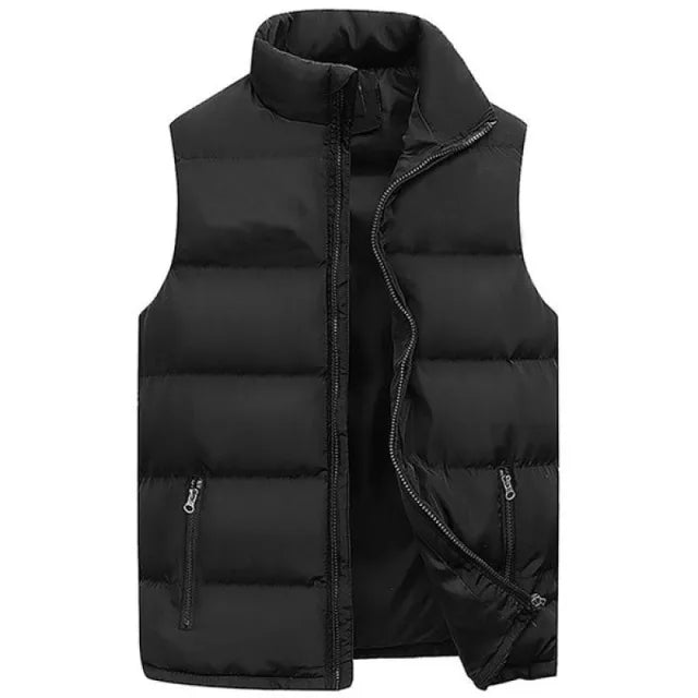 Men's Casual Warm Waterproof Sleeveless Jacket