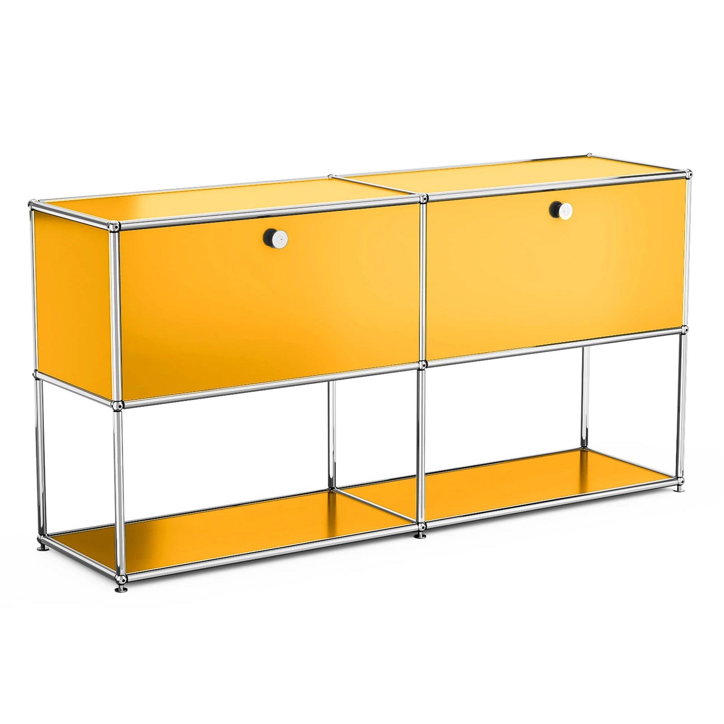 Living room side cabinet, stainless steel metal panel