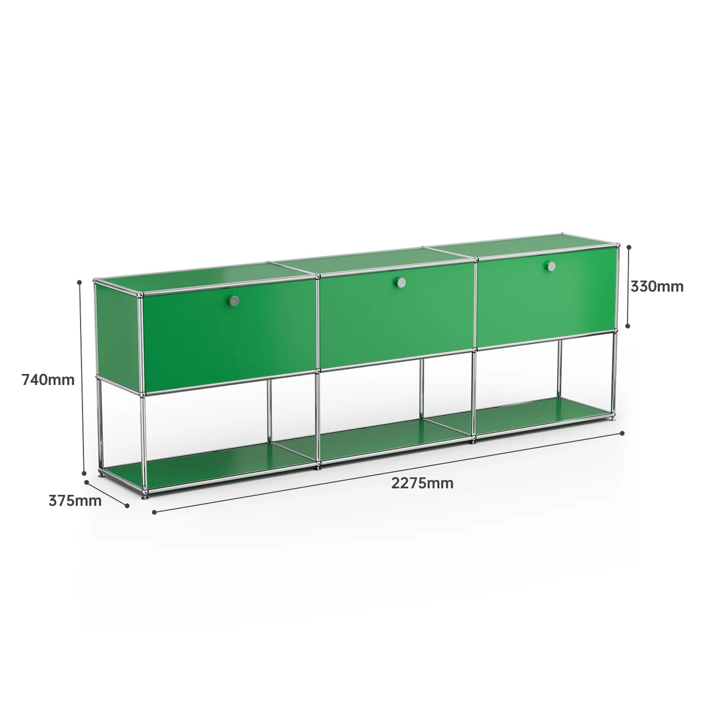 Living room side cabinet, stainless steel metal panel