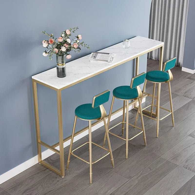 Luxurious bar stool, made of steel