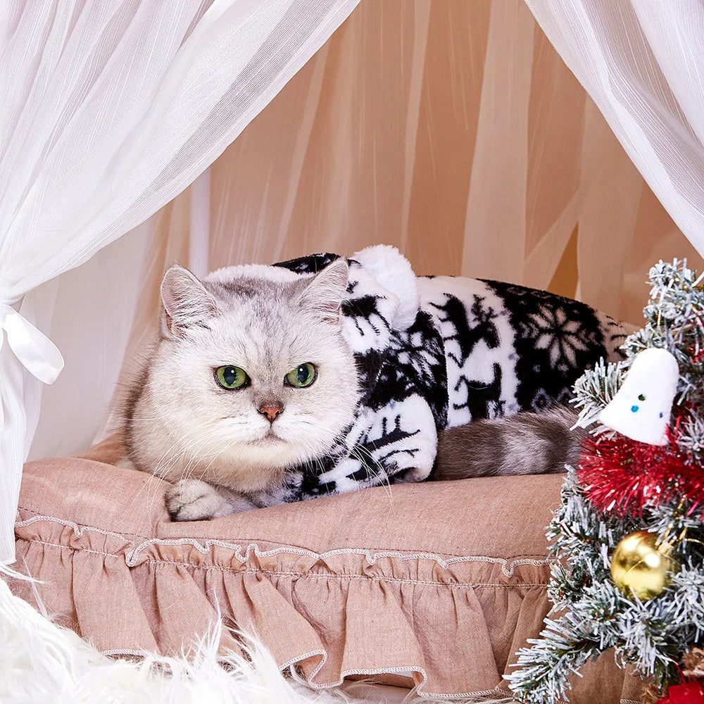Warm dog pajamas, for winter