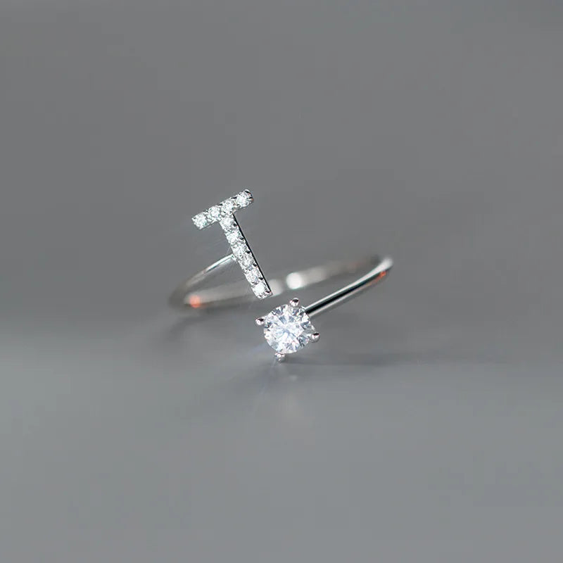 Soft ring for women, letter ring