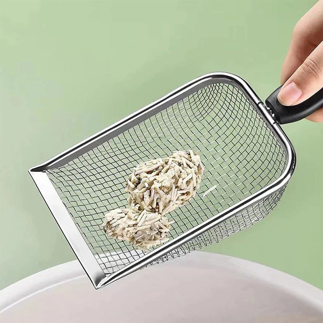 Cat litter scoop, micro-porous, rust-resistant
