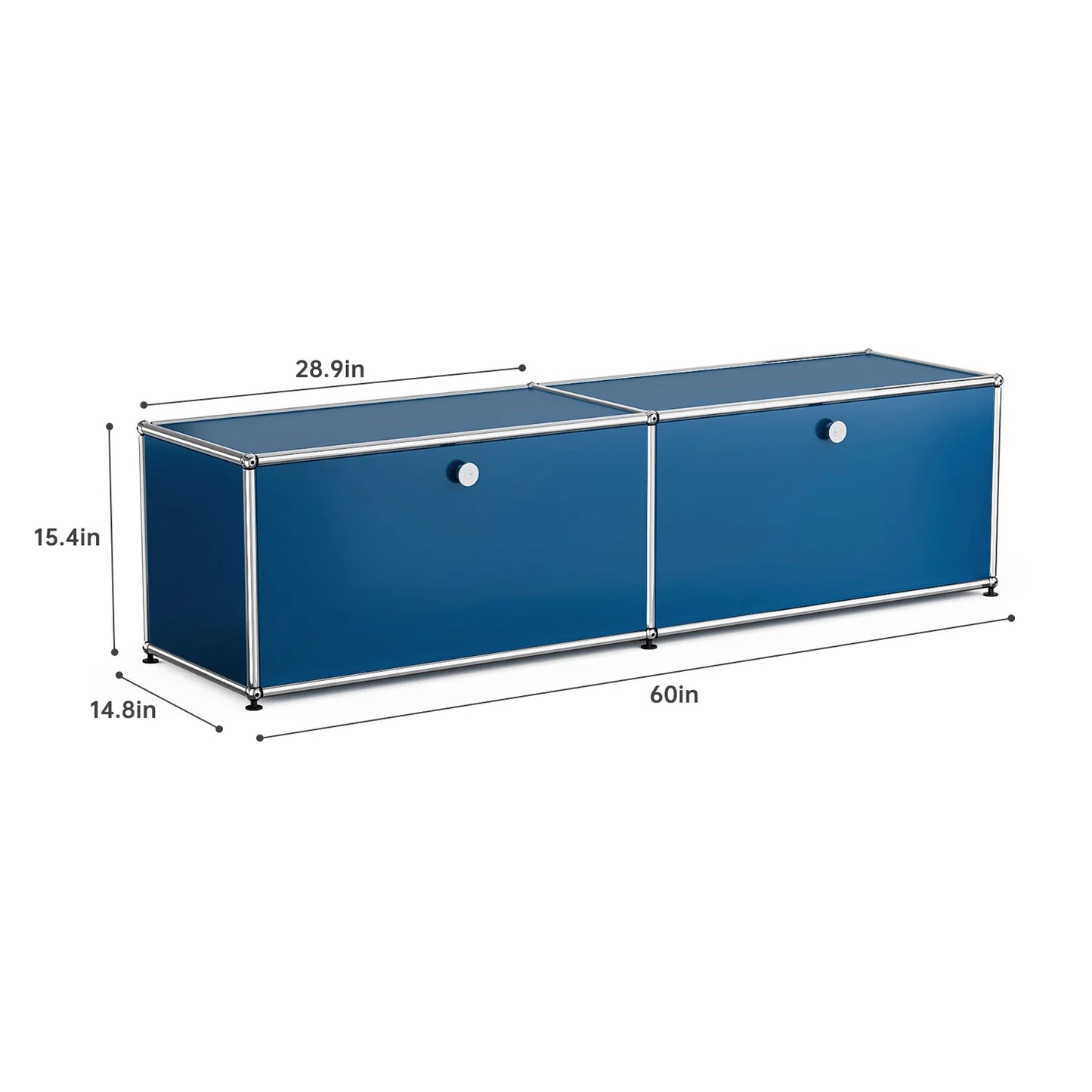 Living room side cabinet, stainless steel metal panel