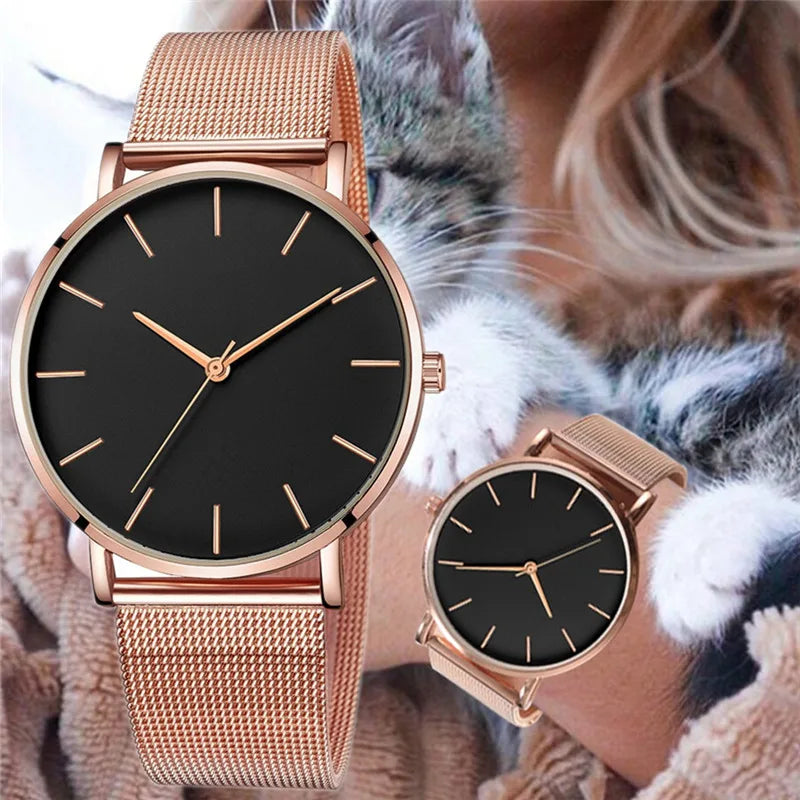 Simple fashion watch for ladies