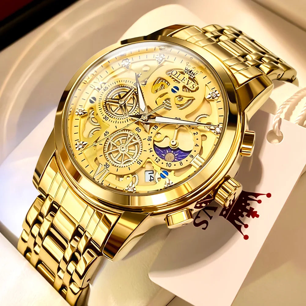 Luxury Fashion Men's Watch, Water Resistant