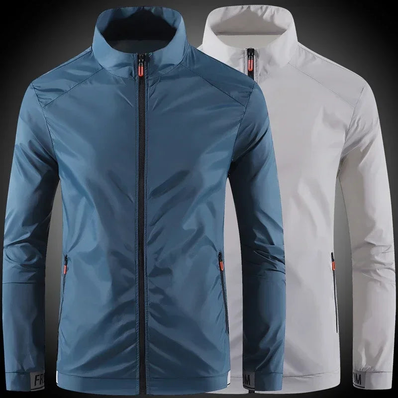 Men's Sun Protection Coats Waterproof Breathable Sports Jacket