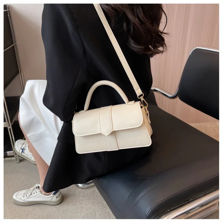 Women's PU Leather Shoulder Bag - Elegant Crossbody Bag